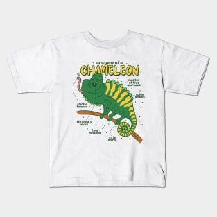 Anatomy of A Chameleon Kids T-Shirt